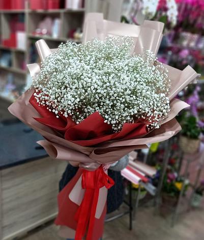 Букет цветов из: Гипсофила в Коммаяке