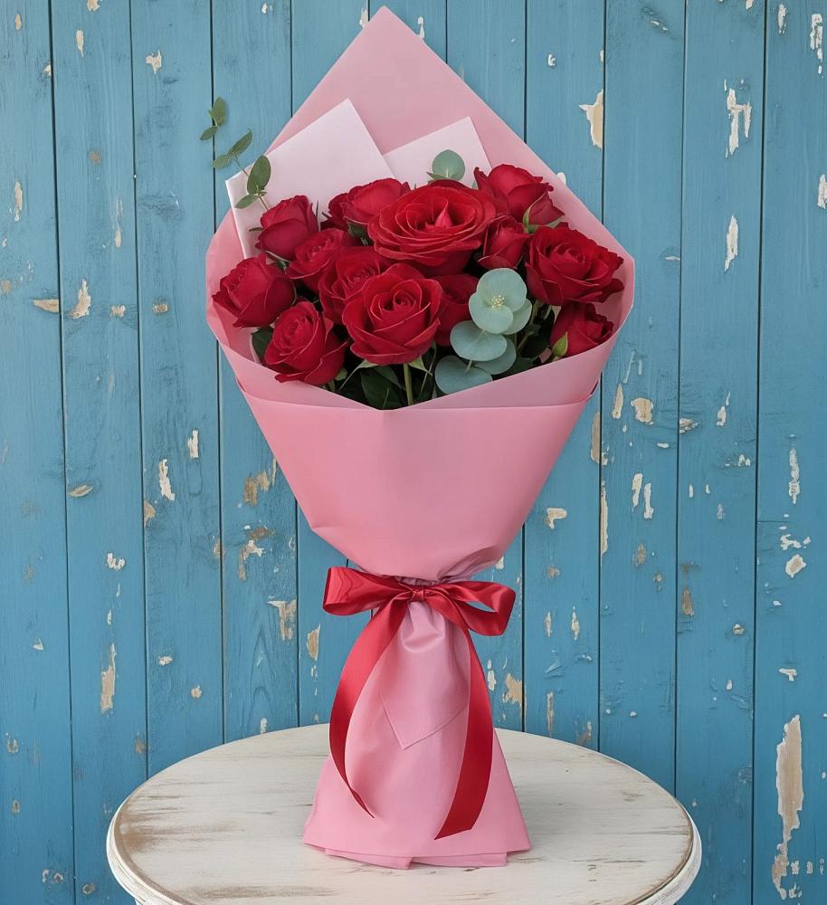 Букет цветов из: Розы в Коммаяке