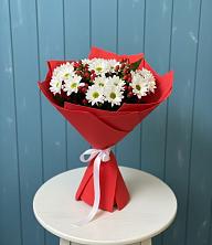 Букет цветов из:  Хризантемы в Коммаяке