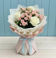 Букет цветов из:  Розы в Коммаяке