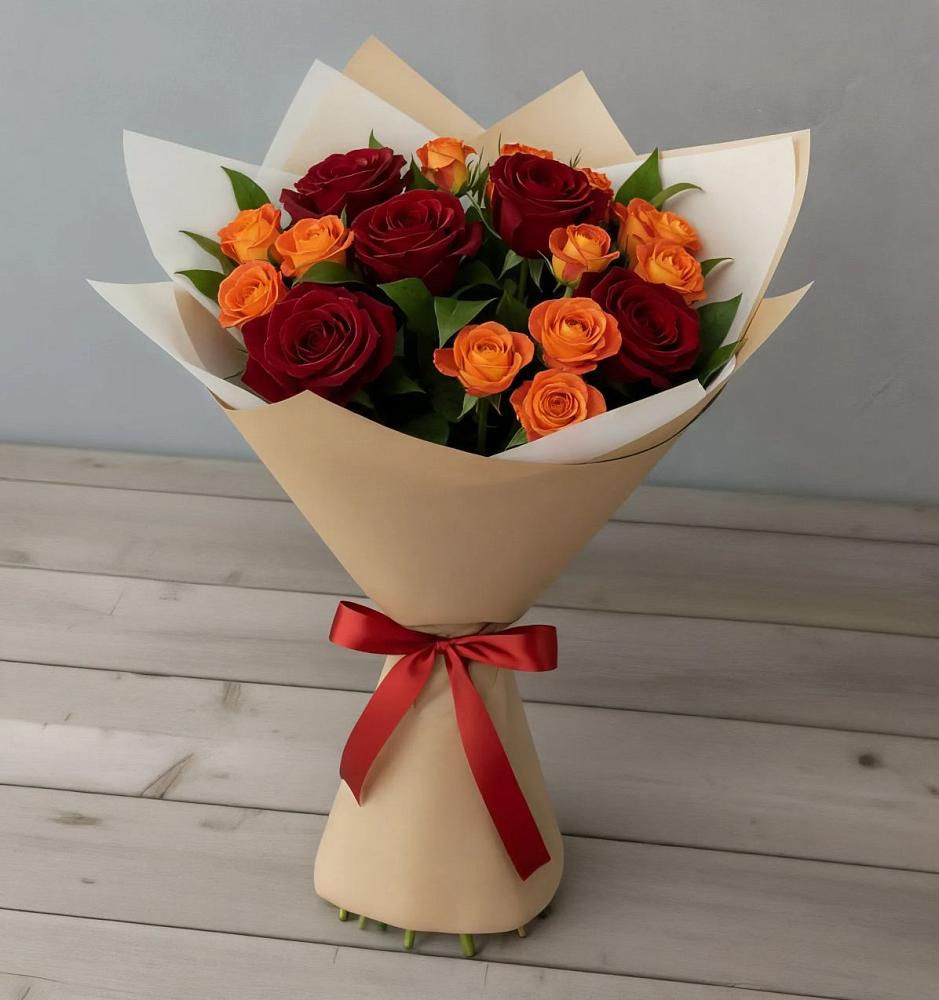 Букет Любовь и восторг в Коммаяке